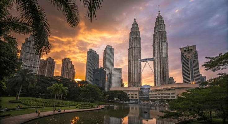 Pusat kota Malaysia